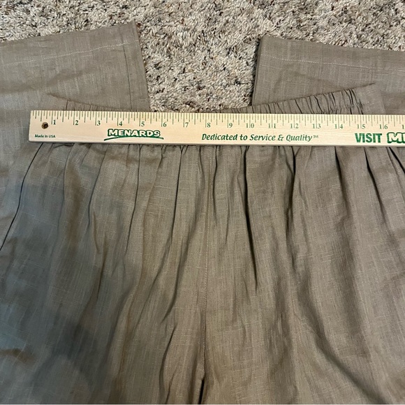 Pacibe Taupe Linen/Blend Pants Size XL NWT - Picture 10 of 12